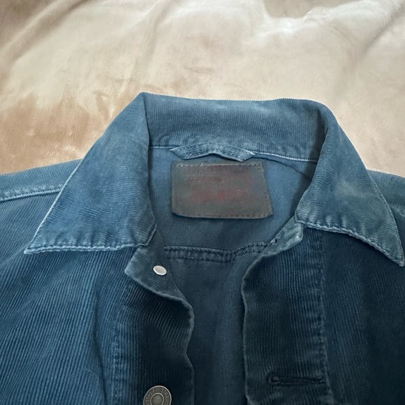 Levi's Blue Corduroy Jacket M - Picture 2 of 5